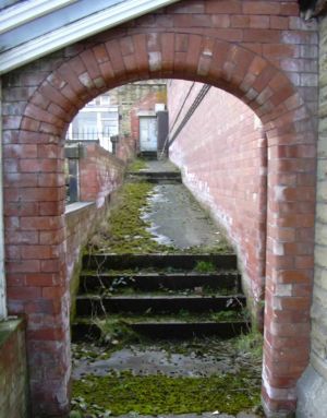 Access to main corridor to Hazelwood Ward from Mortuary